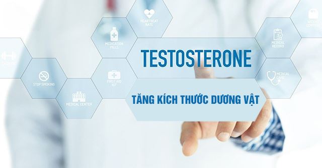 tăng chiều dài dương vật bằng testosterone